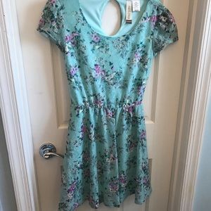 Nordstrom blue floral dress